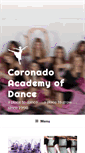 Mobile Screenshot of coronadodance.com